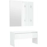  Set namještaja za hodnik sjajni bijeli od konstruiranog drva | shoptok.hr