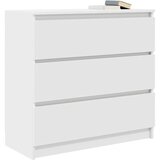  Komoda bijela 80x35x76 cm od konstruiranog drva | Eponuda.com