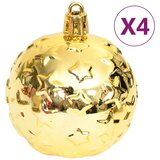  Set božićnih kuglica od 70 komada zlatne i crvene | shoptok.hr