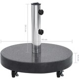 vidaXL Stalak za suncobran od granita 30 kg okrugli crni | shoptok.hr