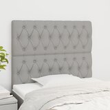 vidaXL Uzglavlja 2 kom svjetlosivi 100x7x78/88 cm od tkanine Cijene