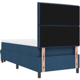  Postelja z vzmetnico Modra 100 x 200 cm blago & Konstruiran les, (5000128332) | Shoptok.si