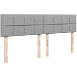 vidaXL Box spring postelja z vzmetnico svetlo siva 180x200 cm blago | Shoptok.si