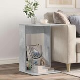  Stranska miza Betonsko siva 40 x 38 x 62,5 cm Konstruiran les, (5000201787) | Shoptok.si