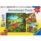 Ravensburger 3x49 delna sestavljanka Živali sveta 093304 Cene