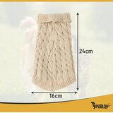  Purlov Džemper za ljubimce Bež 24x16cm S u