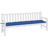  Jastuk za vrtnu klupu plavi 200 x 50 x 7 cm od tkanine Oxford | Eponuda.com