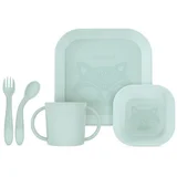set za jelo square mint