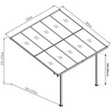 WESTMANN Nadstrešnica za terasu - 313x300 cm (9 29 m²) - BRANDED IN GERMANY | shoptok.hr