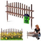 KADAX Lesena vrtna ograja Palisade Vrtni rob 85x35 cm Borov les, (5000358138) Cene