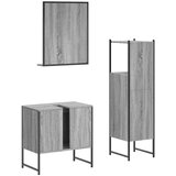  3-dijelni set kupaonskih ormarića boja hrasta sonome drveni | shoptok.hr
