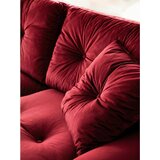 MID.YOU KOTNA SEDEŽNA GARNITURA, žamet temno rdeča | Shoptok.si