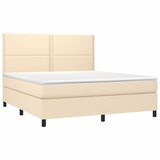  s oprugama i madracem krem 180x200 cm od tkanine | shoptok.hr