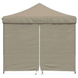 Šator za svadbe - šator za zabave Sivo-smeđa 292 x 292 x 315 cm Oxford tkanina | shoptok.hr