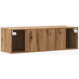 vidaXL Stenska TV omarica artisan hrast 100x30x30 cm inženirski les | Shoptok.si