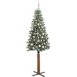 vidaXL Ožja jelka med 300 LED Zelena in Bela 180 cm PVC in trden bor | Shoptok.si