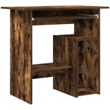 Maison Chic Pisalna miza - pisarniška miza - Računalniška miza dimljeni hrast 80x45x74 cm konstruiran les, (21785387) Cene