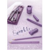  NALIVNI PERO SPARKLE (M) FABER CASTELL 140877 METALIK VIJOLIČNO | shoptok.hr