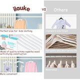 ILAUKE 12x Leseni otroški obešalniki s kljukicami | Shoptok.si
