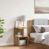  Noćni ormarić Artisan hrast 35x35x55 cm izrađeno drvo | shoptok.hr