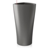 LECHUZA Cvetlični lonec Delta Premium 30 - Antracit kovinska - visok sijaj Cene