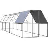 vidaXL Zunanji kokošnjak 2x10x2 m pocinkano jeklo Cene