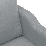  3-dijelni set sofa s jastucima svjetlosivi od tkanine | shoptok.hr