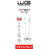 Winner Group - USB kabl USB-C / USB-A 60W 1m bela | Eponuda.com