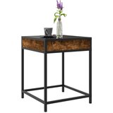  Stolić s beskonačnim LED svjetlima boja hrasta 40 x 40 x 51 cm | shoptok.hr