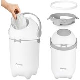 Lionelo Purebin koš za plenice White 10l 1 kos | Shoptok.si