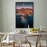  Slika - Cliff in Kalamitsi (1 Part) Vertical 80x120 U crnom drvenom okviru | shoptok.hr