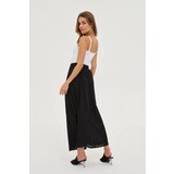 Marisse Viscose Midi Skirt Black | Shoptok.si
