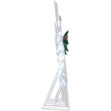 vidaXL LED jelene 6 pcs srebrna 45 x 19 x 65 cm blago | Shoptok.si