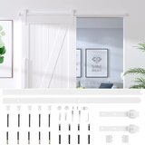  Komplet za klizna vrata 200 cm čelični bijeli | Eponuda.com
