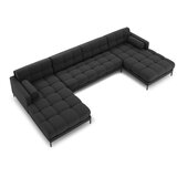 Cosmopolitan Design Temno siva kotna sedežna garnitura (v obliki črke "U") Bali – | Shoptok.si