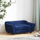 SOFA za pse plava 72 x 45 x 30 cm plišana | shoptok.hr