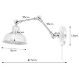 Markslöjd 108115 - Zidno svetlo GRIMSTAD 1xE27/60W/230V | Eponuda.com