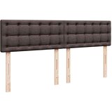  Krevet s oprugama i madracem tamnosmeđi 200x200 cm od tkanine | shoptok.hr