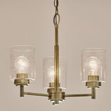  Kichler KL-WINSLOW3-NBR - Luster na lancu WINSLOW, 3xE27/60W/230V, mesing | Eponuda.com