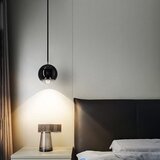  Dengling Viseća lampa LED, Crna Cene