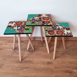 Hanah home Set 3 stočića 3Shp56 Multicolor | Eponuda.com