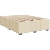  Krevet s oprugama i madracem krem 140x200 cm od tkanine | shoptok.hr