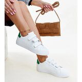Gemre White and green velcro sneakers Samala | shoptok.hr