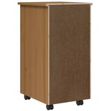  Pokretni ormarić s ladicama MOSS boja meda od masivne borovine Smeđa 34 x 39 x 65.5 cm | Shoptok.si