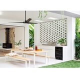  Lucci Air 21321649 - Plafonski ventilator ABYSS, prečnik 142 cm, IP66, crni + daljinski upravljač | Eponuda.com