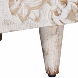  Noćni ormar Bijelo 40 x 33,5 x 46 cm Čvrsto drvo manga | shoptok.hr