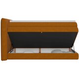 Premium Living Postelja Boxspring Lina, Opečnato Rjava, 200x200 | Shoptok.si
