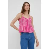 Pepe Jeans Pamučna majica Pam za žene, boja: ružičasta, s uzorkom