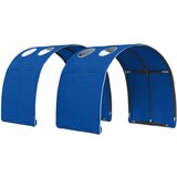  Tunis za krevet 2 pcs Plava 211 x 67.5 x 2 cm Poliester - Plava | shoptok.hr