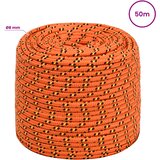  Višenamjensko pomoćno uže 8 mm 50 m Narančasta PP | shoptok.hr